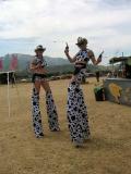 Dos de las artistas del circo al aire libre del Rocket Festival
20/05/2006
FOTO: ANTONIO ARENAS