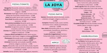 Menú Carta Restaurante Pizzeria Minimalista Gris-1 conv