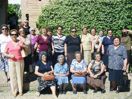 El grupo de Cac&iacute;n y El Turro en la Alhambra