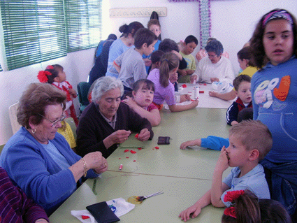 Haciendo flores con alambre y media