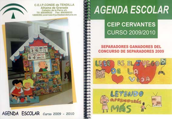  Los alumnos cuentan con agendas ecolares pra el curso 2009/2010 