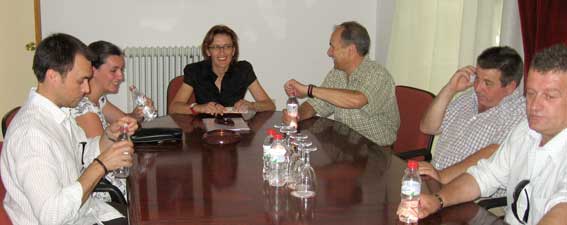  Reunión de trabajo con algunos alcaldes de la Comarca de Alhama 