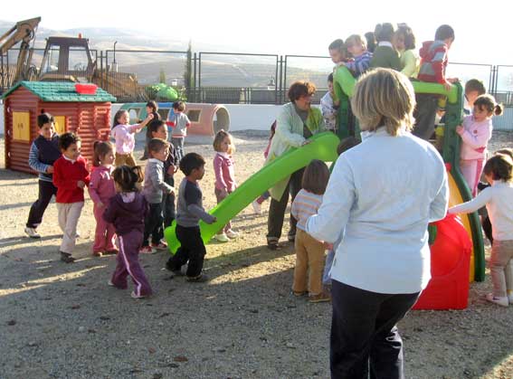  Todos quería estrenar el nuevo parque 