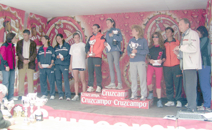 Entrega de trofeos