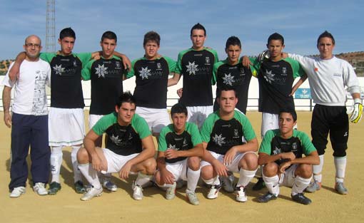  Los juveniles de la UD Alhameña en El Salar, el sábado 2 de octubre de 2010 