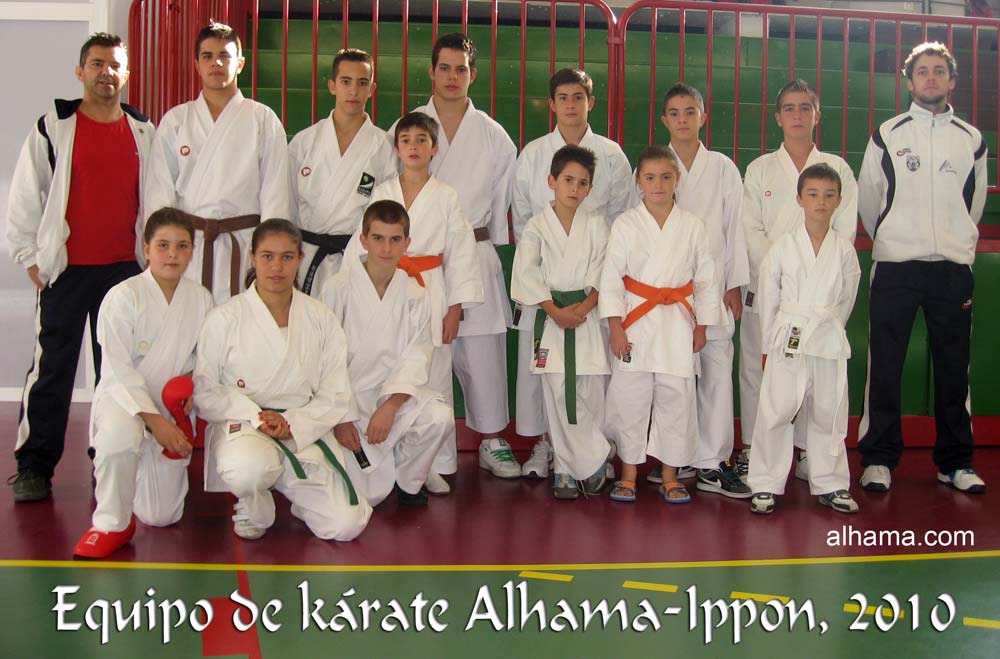  Parte del equipo del Alhama-Ippon en esta competición - PULSA PARA AGRANDAR 