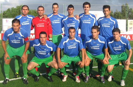  El CD Alhendín en Alhama, el 23 de octubre de 2011 