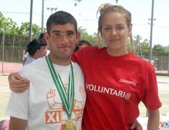  Javier Aguado felicitado por su medalla de oro 