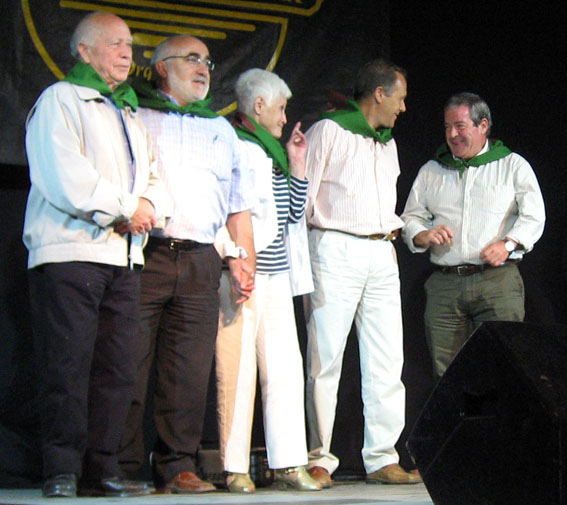  Las primeras personas distinguidas con la panoleta de la feria