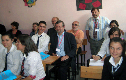 En una clase de idiomas del Gazi Lisesi de Isparta