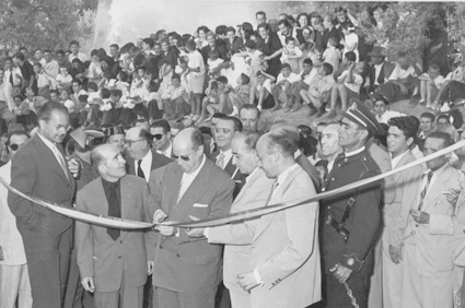 Inauguracion depositos agua en Alhama