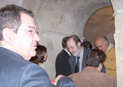 Los alcaldes visitan el baño 