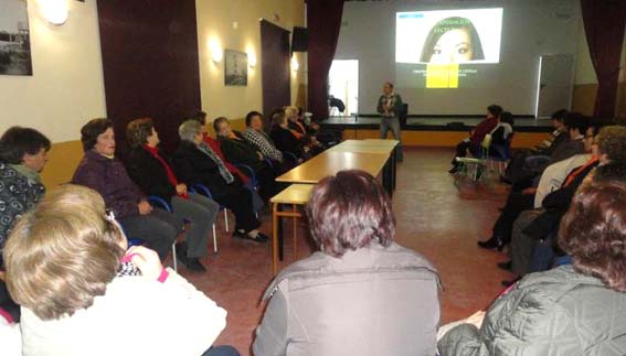 Momento del acto celebrado con José Luis Chávez